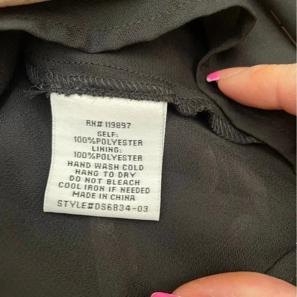 LUCKY BRAND ONE SHOULDER FLORAL MINI DRESS SIZE M BLACK/MULTI - Picture 11 of 15